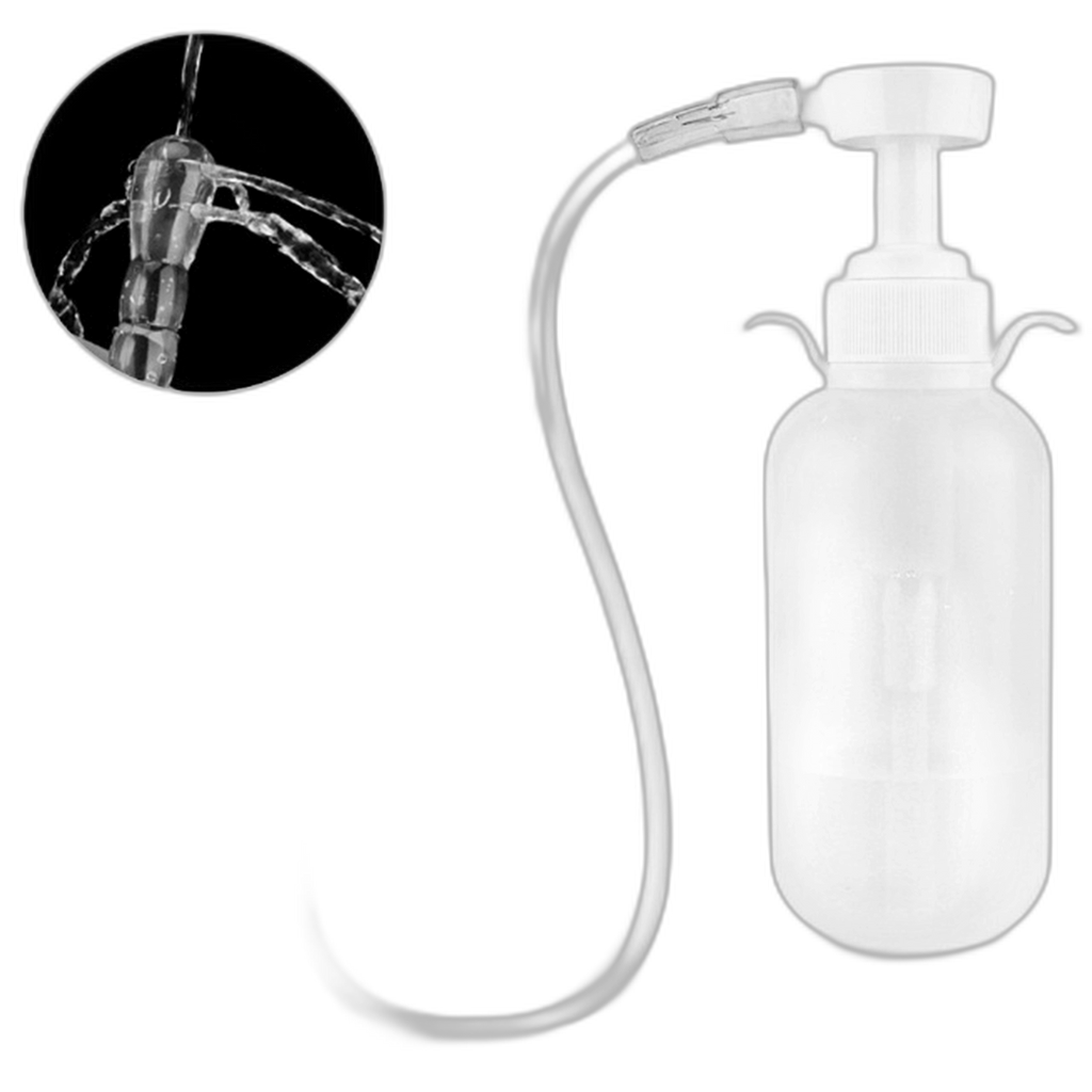 Cleanstream Pump Action Enema Bottle Set with Nozzle
