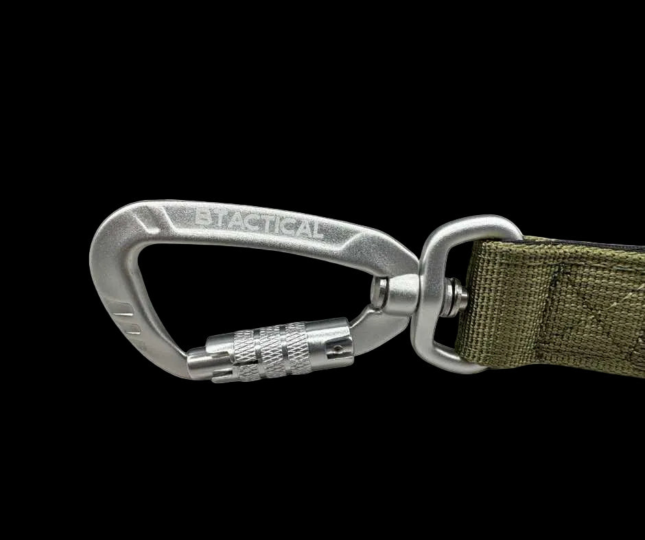 Tactical Carabiner Clip Lead Green