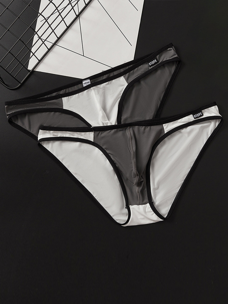 Men's Thin Low-rise Breathable Large Pouch Briefs