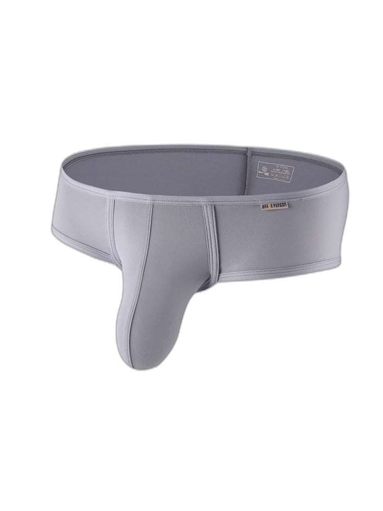 2 Pack Men's 3D Pouch Low-Rise Slim-Fit Trunks