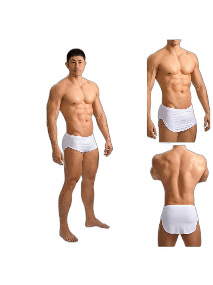 Men's Detachable Ice Silk Underwear Home Pants
