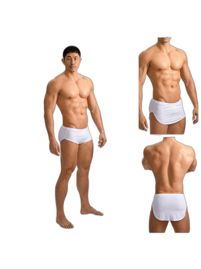 Men's Detachable Ice Silk Underwear Home Pants
