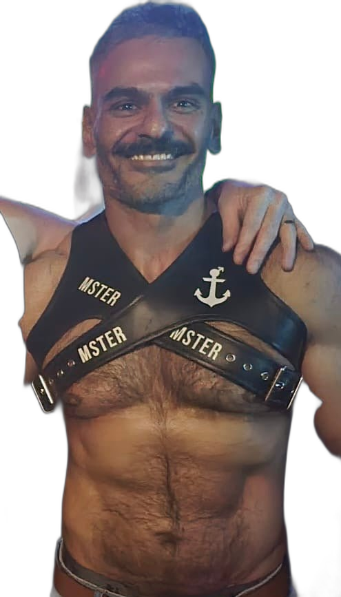 MSTER Leather Harness Black