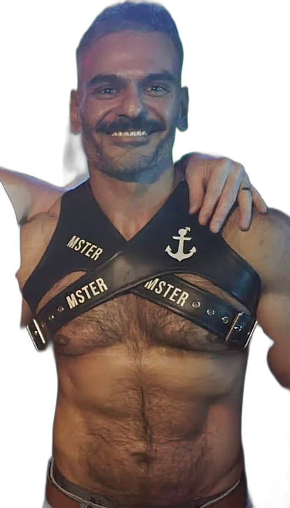 MSTER Leather Harness Black