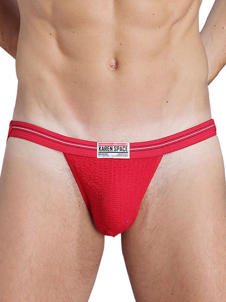 Men's Sexy Low-Rise Butt-Baring Double-Strap Thong