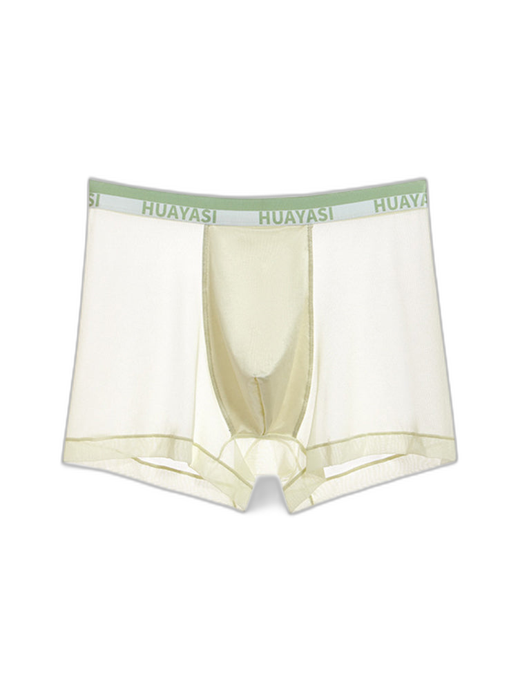 3 Pack Men's Ice Silk Seamless Breathable Quick-Drying Trunks