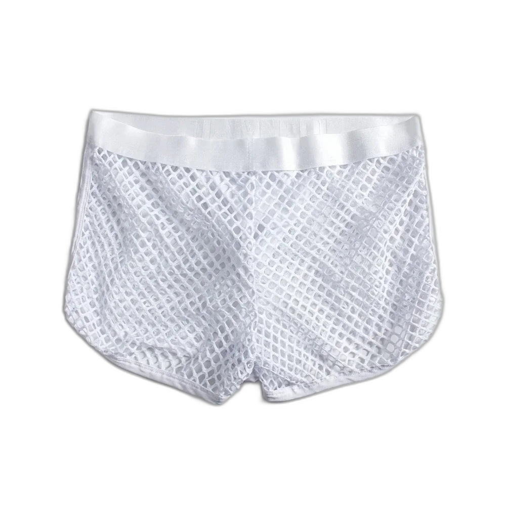 Jockmail 'Reveal All Fishnet' Underwear Shorts