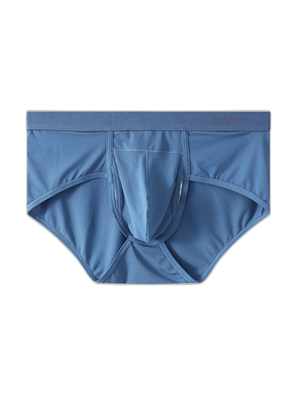 4 Pack Men's Large Pouch Separation Ice Silk Briefs