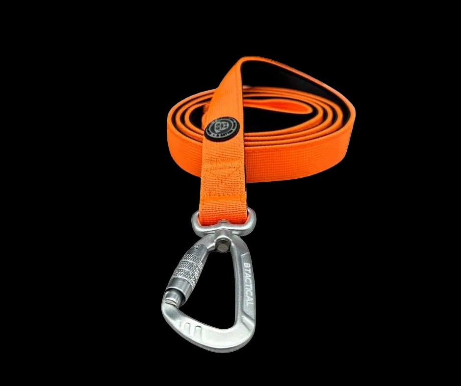 Tactical Carabiner Clip Lead Orange