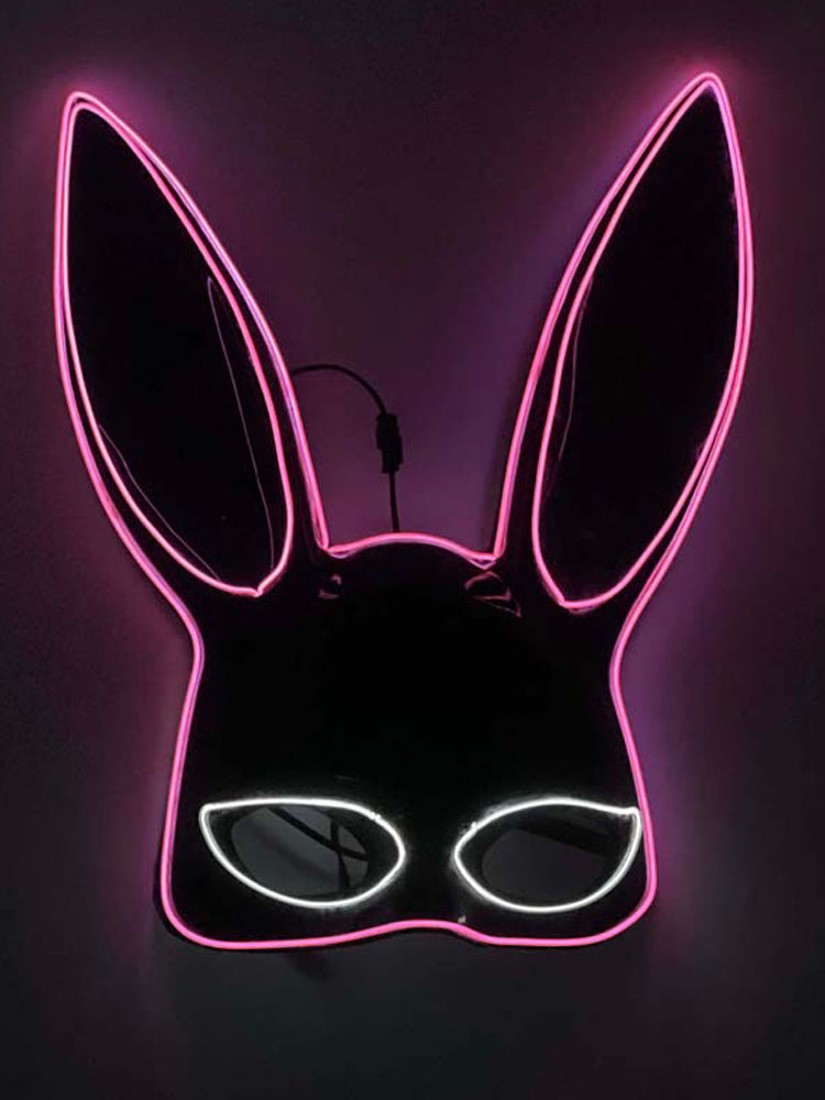 Led Half Face Bunny Mask