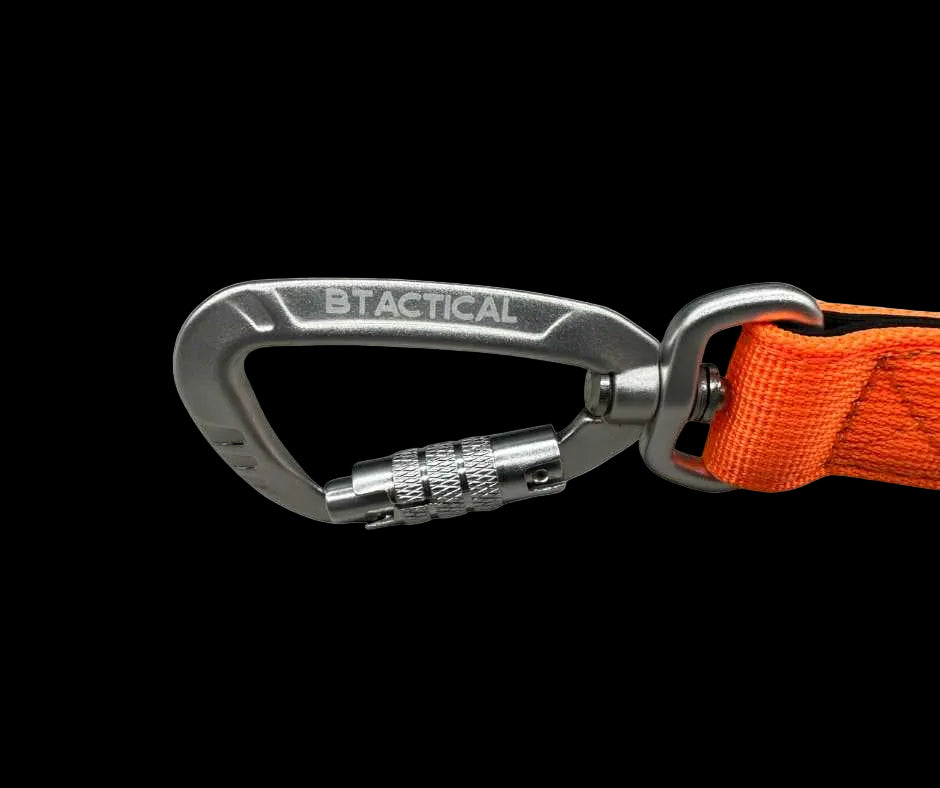 Tactical Carabiner Clip Lead Orange