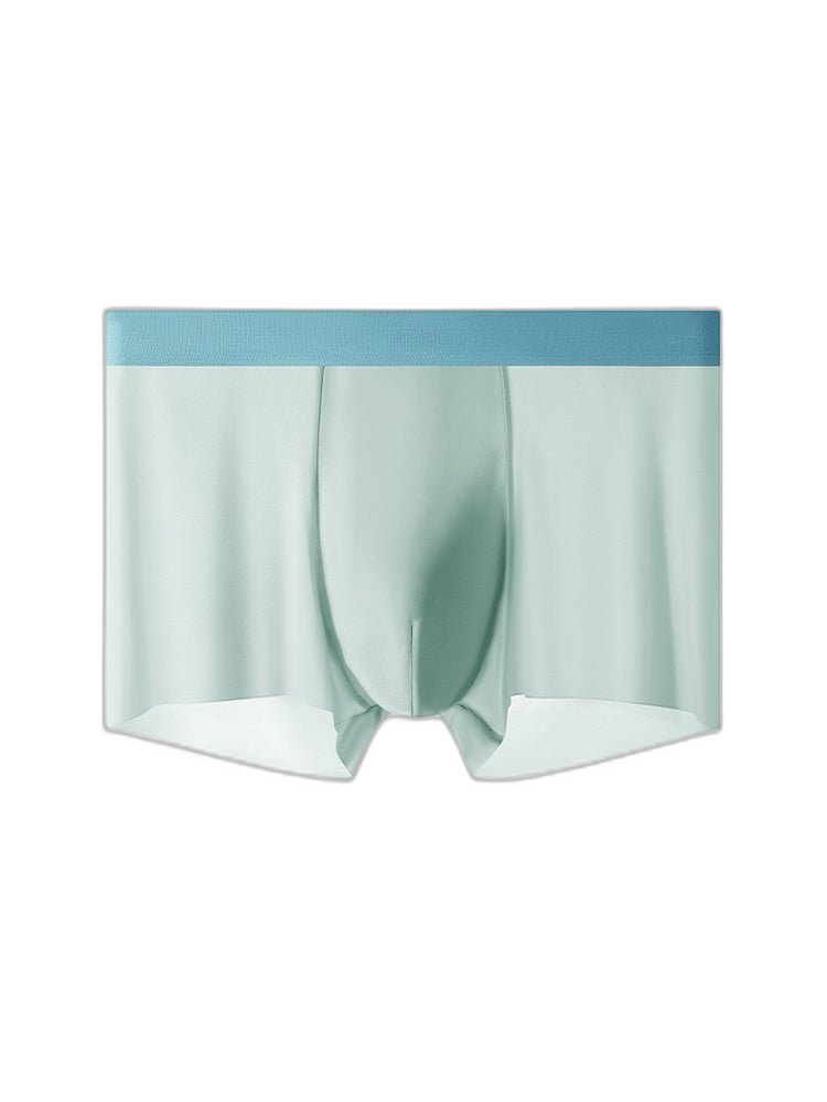 4-Pack Men's Stretch Fit Anti-Odor Seamless Ice Silk Trunks