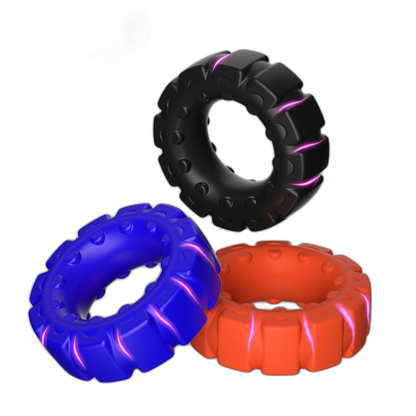 ruff GEAR Silicone Tread Ultimate Tire Cock Ring Orange