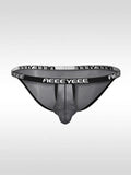 Men's Sexy High-Cut Low-Rise Transparent Briefs