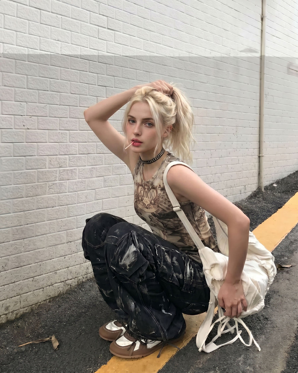 BARREN Series | Apocalyptic Pilgrimage Cargo Wide Pants