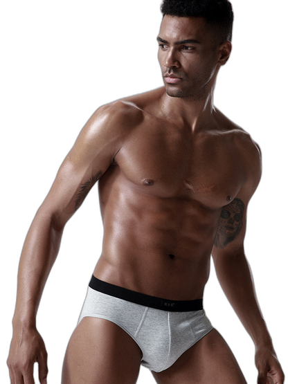 4 Pack Cotton Support U Convex Pouch Briefs