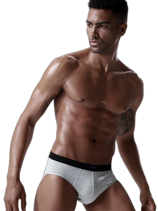 4 Pack Cotton Support U Convex Pouch Briefs