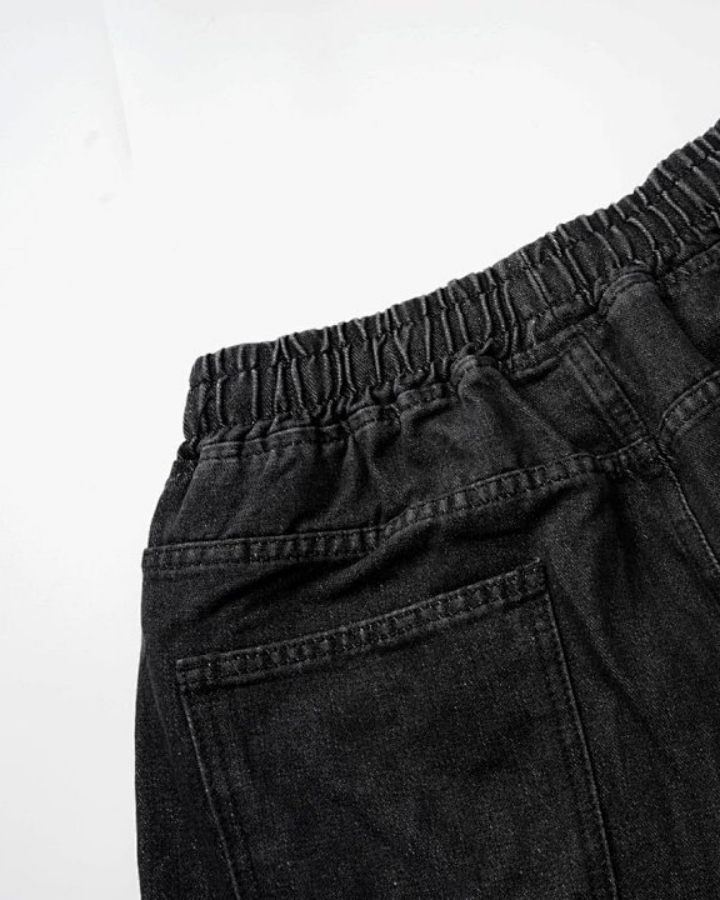 KIIKIO Vintage Washed Denim Shorts