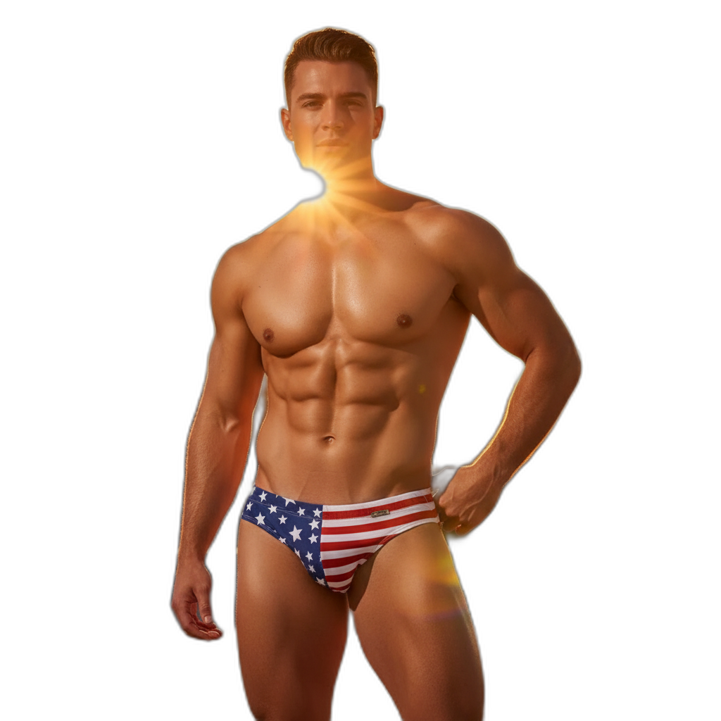 Patriot Pride USA Swim Briefs