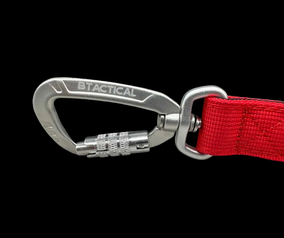 Tactical Carabiner Clip Lead Red