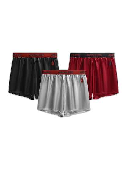 2 Pack Men's Solid Lounge Casual Boxers
