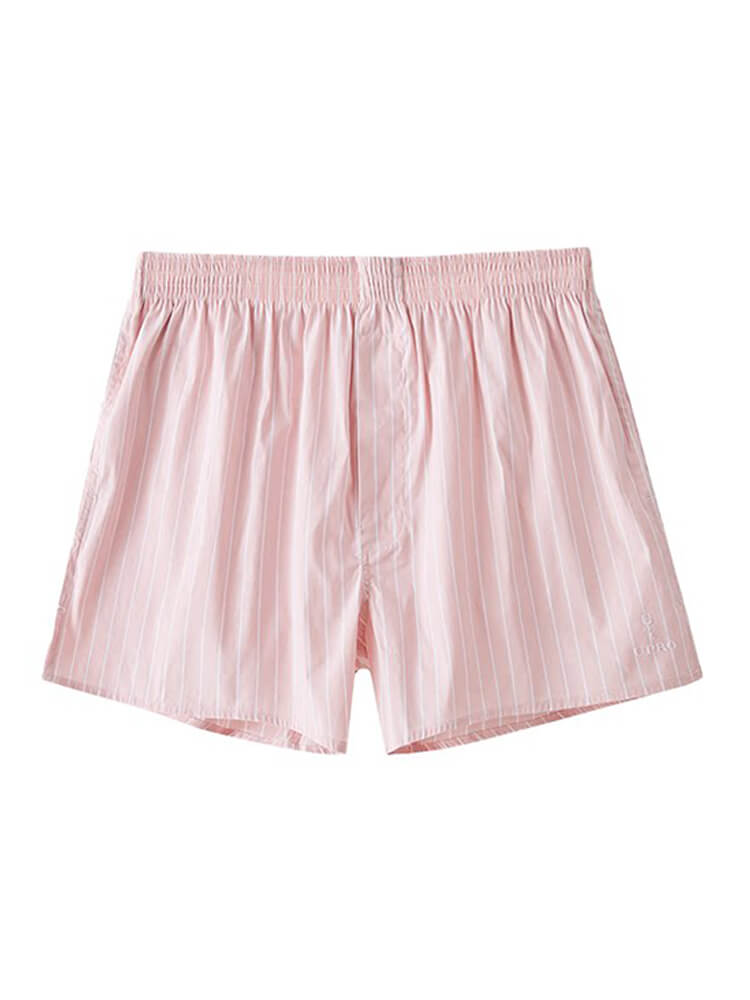 Men's Casual Side Pockets Striped Athletic Shorts