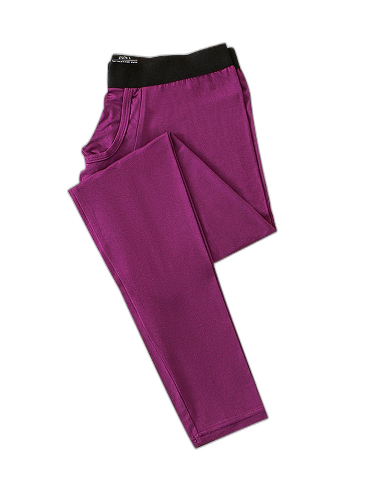 Men's Split-opening Pouch Thermal Pants
