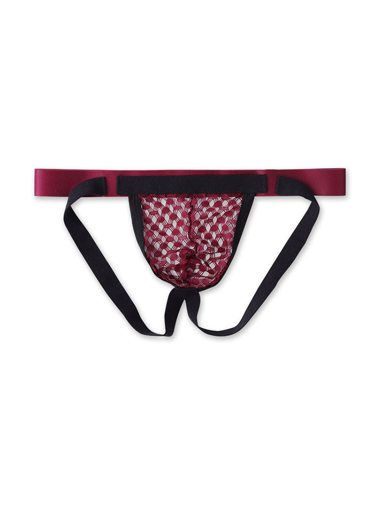 Men's Mesh Hollow See Through Jockstrap