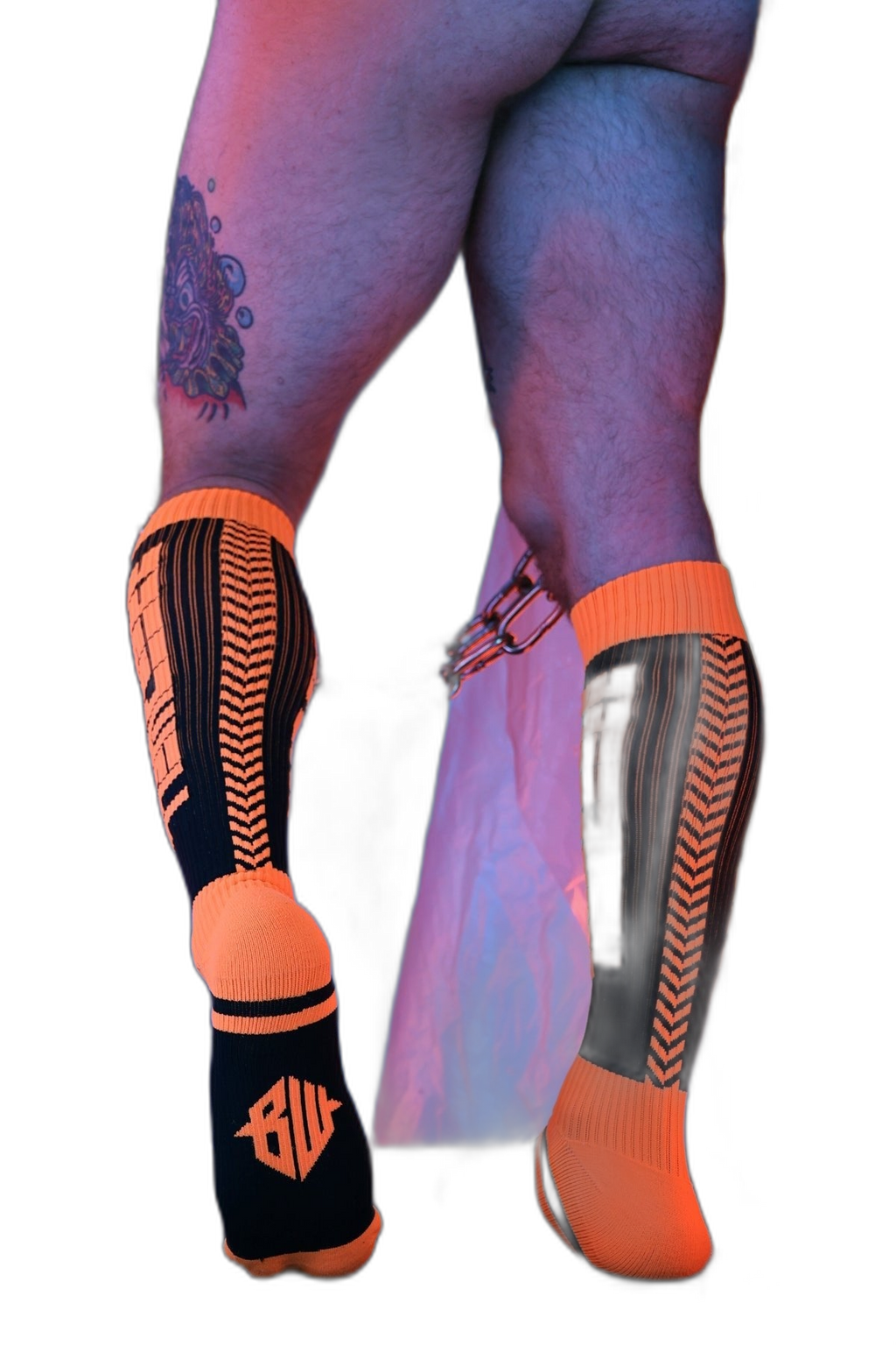 Breedwell Eternity Socks Neon Orange