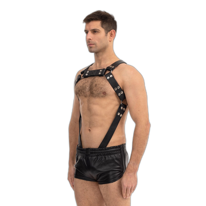 Prowler RED Butch Body Harness Black