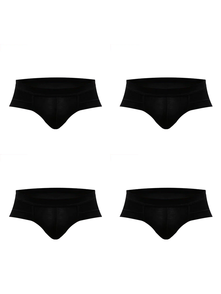 4 Pack Modal Soft Breathable Support Pouch Underwear