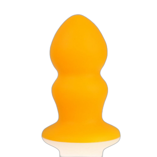 Fat Tuo - Beginner Butt Plug - Small Anal Plug - Ribbed Butt Plug