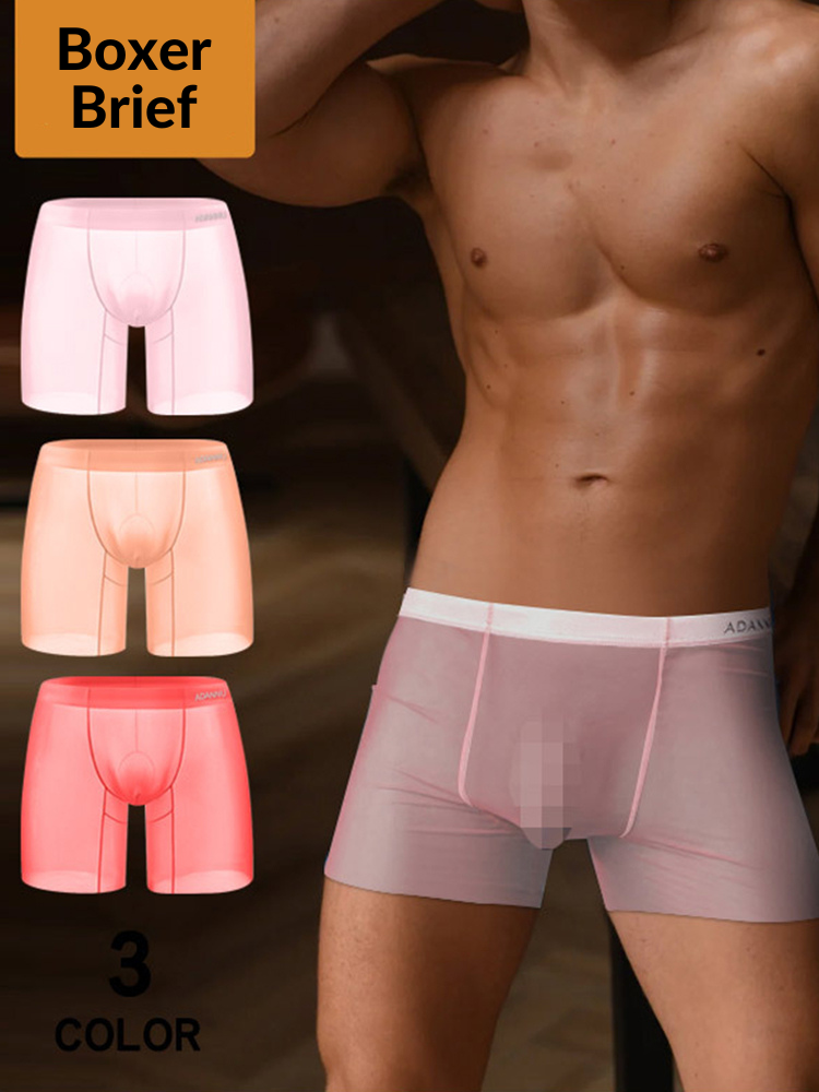 Men's Ultra-Thin Quick-Dry Sheer Boxer Briefs