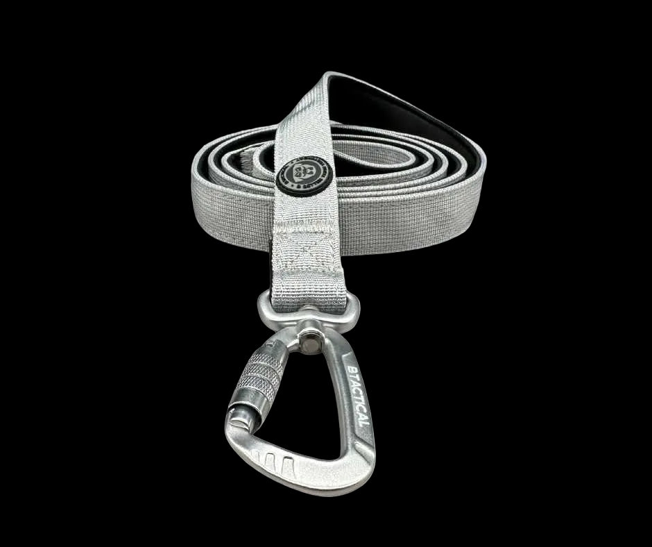 Tactical Carabiner Clip Lead Grey