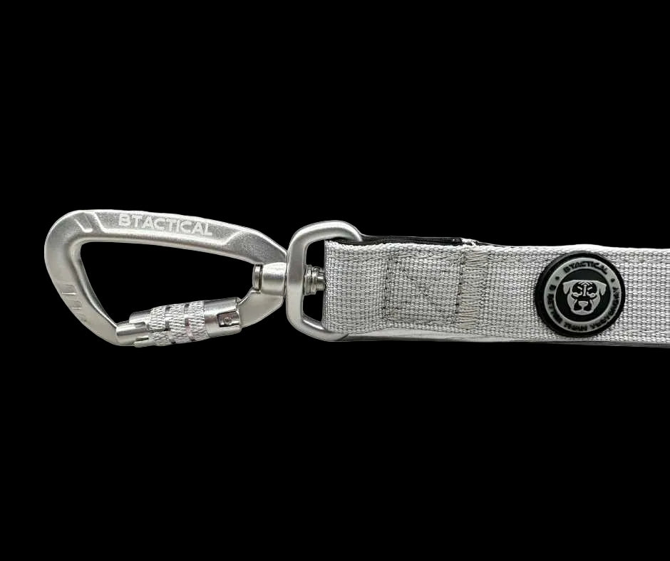 Tactical Carabiner Clip Lead Grey