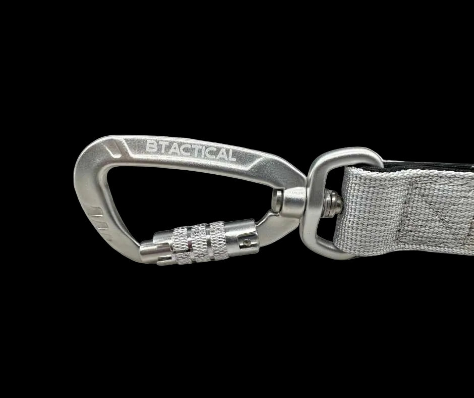 Tactical Carabiner Clip Lead Grey