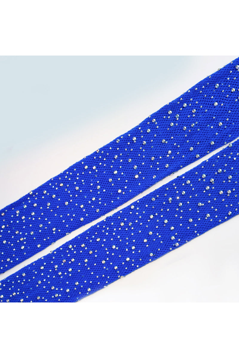Men's Rhinestone Cut Out Fishnet See Through Stockings
