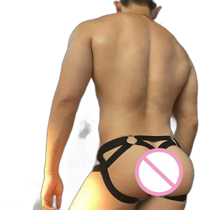 Bondage Metal Ring Jockstrap