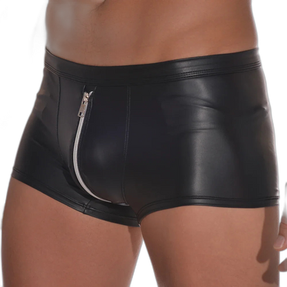 Latex Zip Fetish Boxers