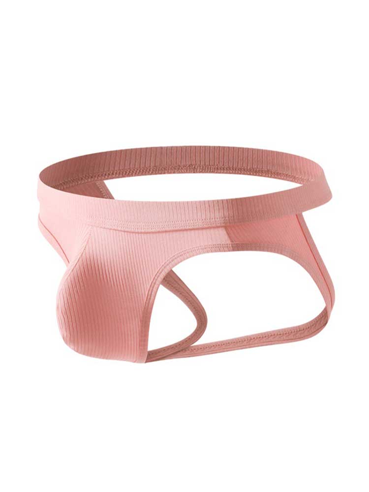 Men's Solid Color Breathable Low-Rise Jockstrap