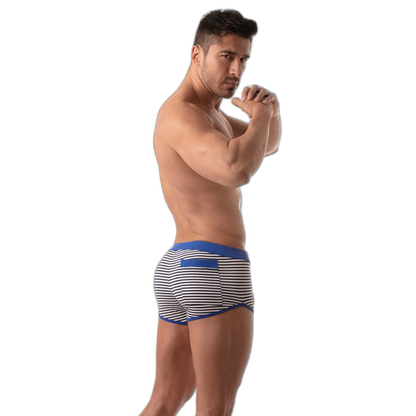 TOF Paris Sailor Stripe Shorts Blue