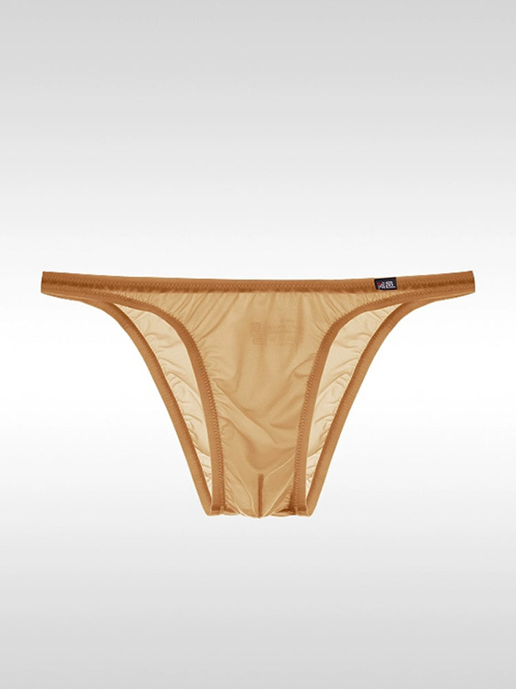 Men's Sexy Low-waist Ultra-thin Ice Silk Briefs