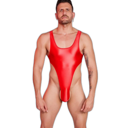 Ultra-Sexy High Cut Backless Bodysuit