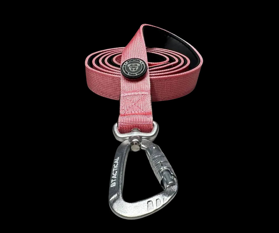 Tactical Carabiner Clip Lead Pink