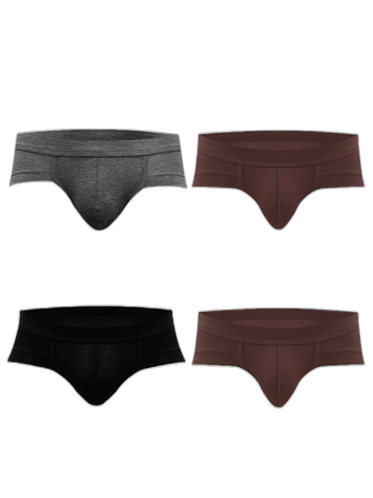 4 Pack Modal Soft Breathable Support Pouch Underwear
