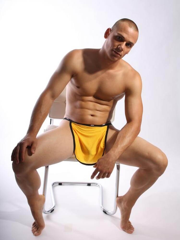 Men's Sexy Bellyband Game Uniform Underwear