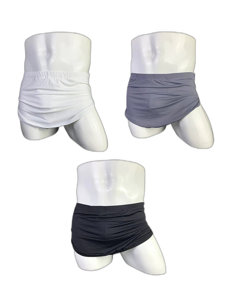 Men's Detachable Ice Silk Underwear Home Pants