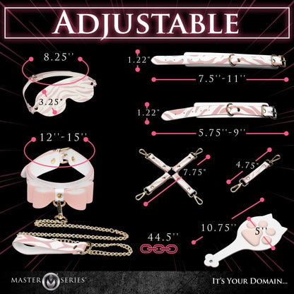 Pink Kitty 10pc Bondage Set