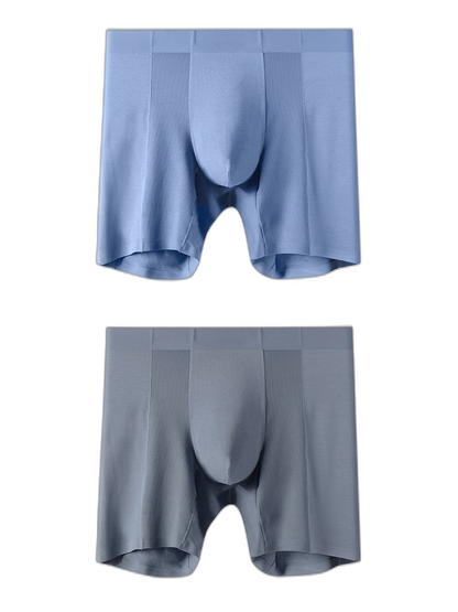 2 Pack Men’s Long Athletic Boxer Briefs