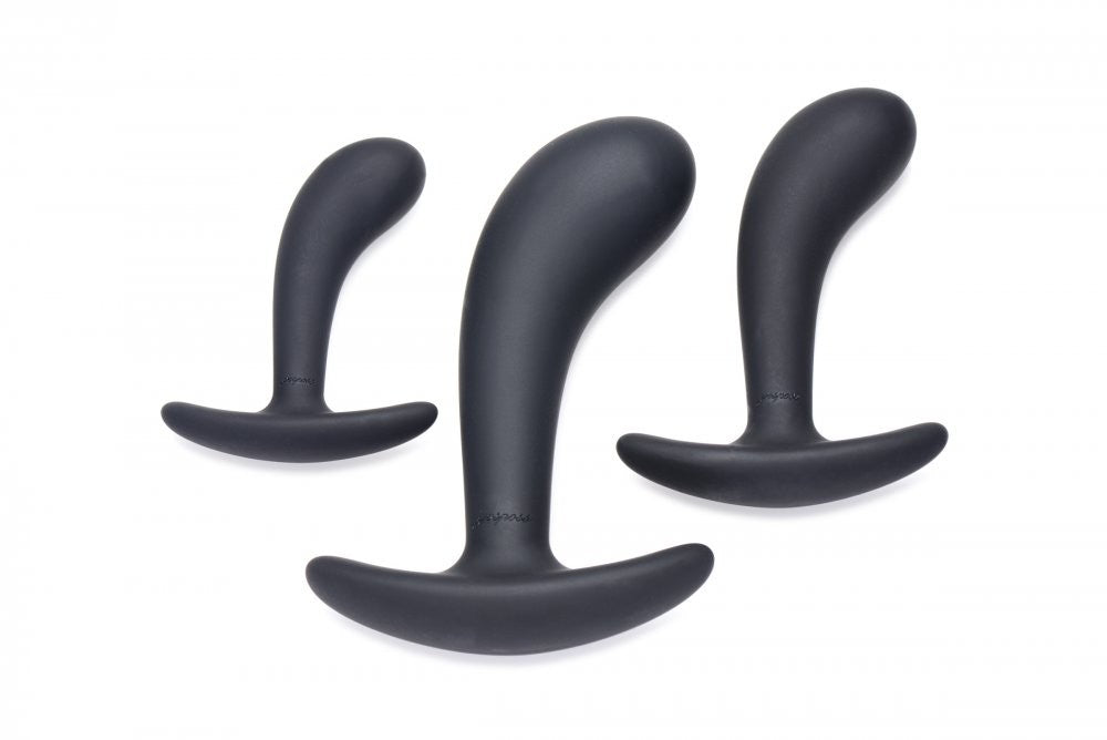 Dark Delights 3 Piece Curved Anal Trainer Set